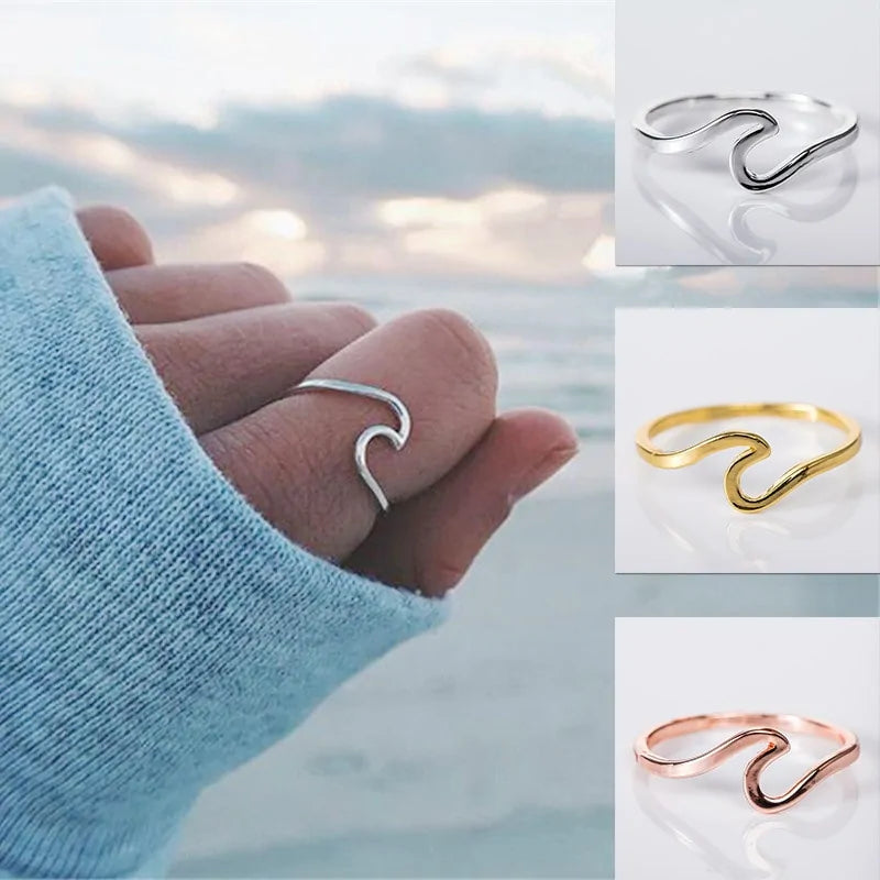 Ocean Wave Ring