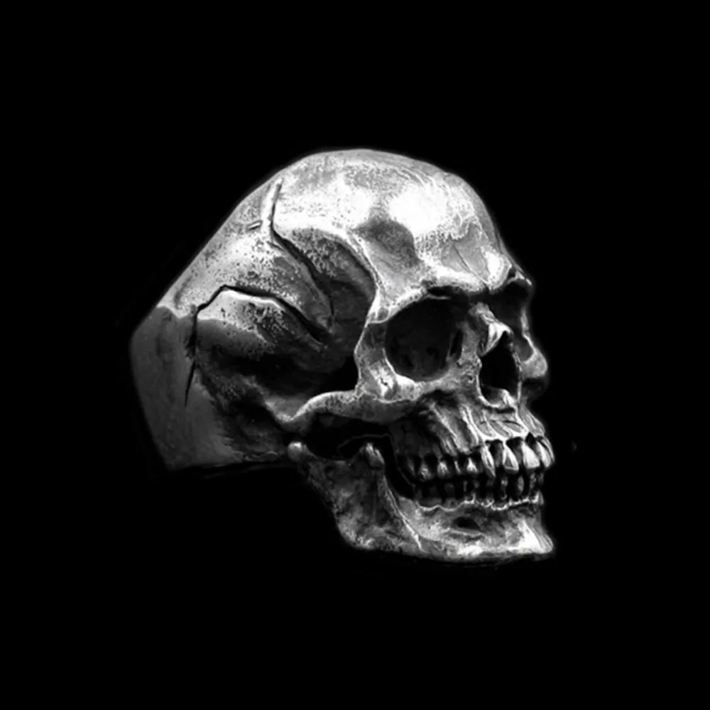 Men's Stainless Steel Skull Ring