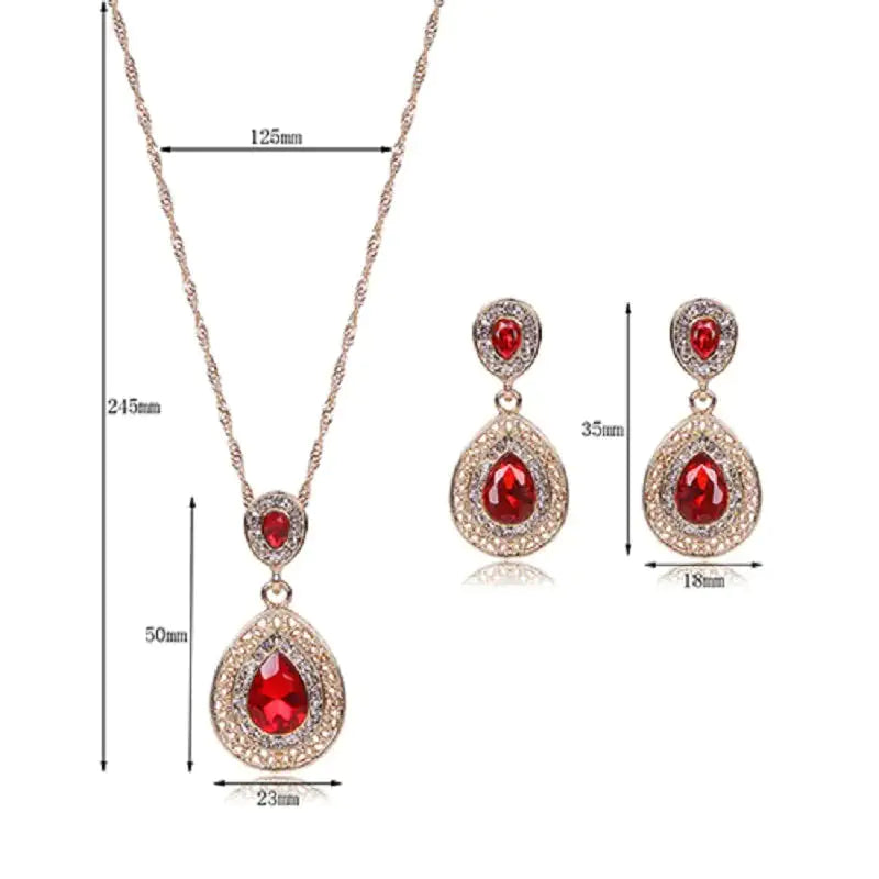 Stunning Crystal Jewelry Set