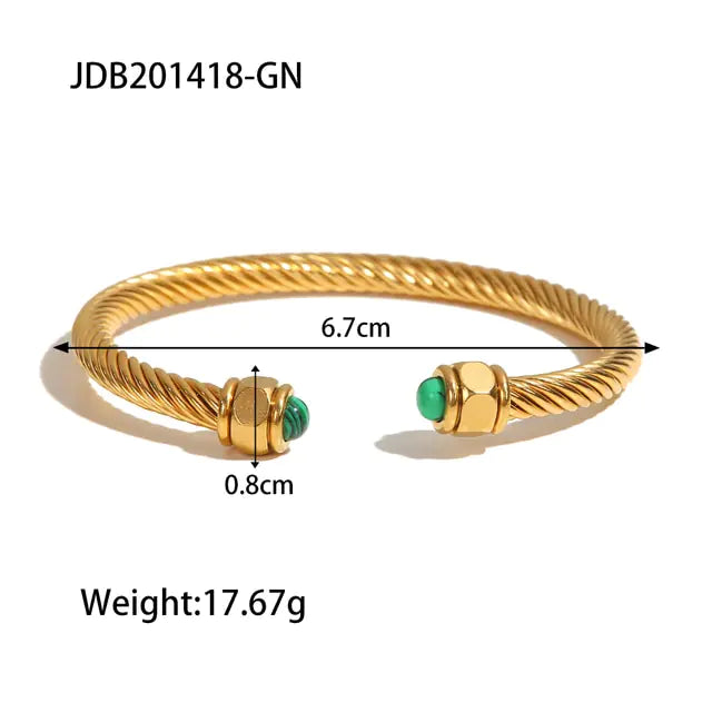 Waterproof 18k Gold Plated Stainless Steel Jewelry